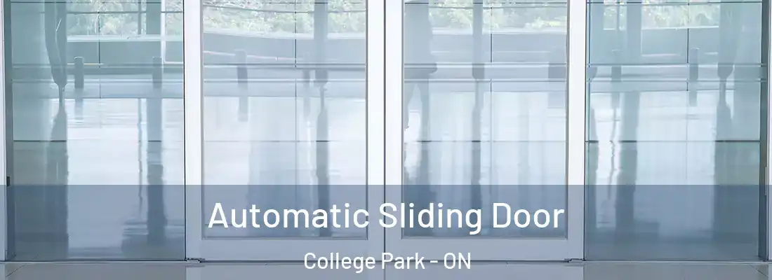  Automatic Sliding Door College Park - ON