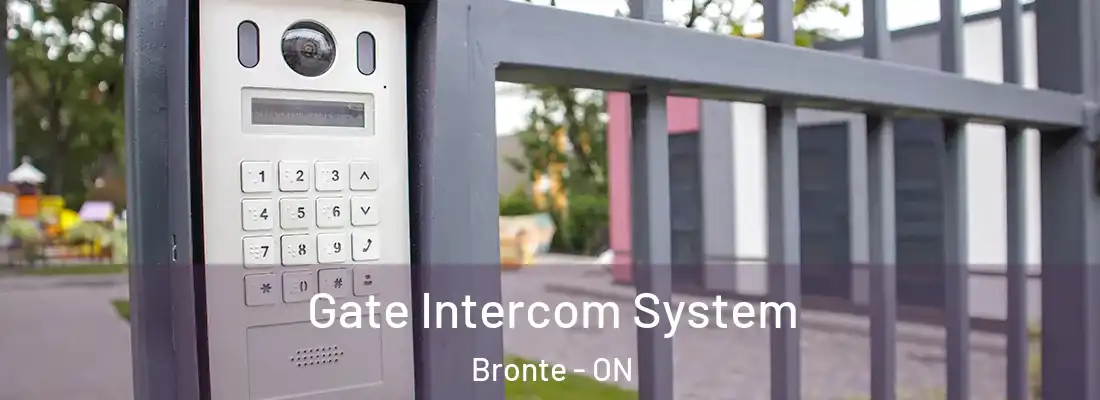  Gate Intercom System Bronte - ON