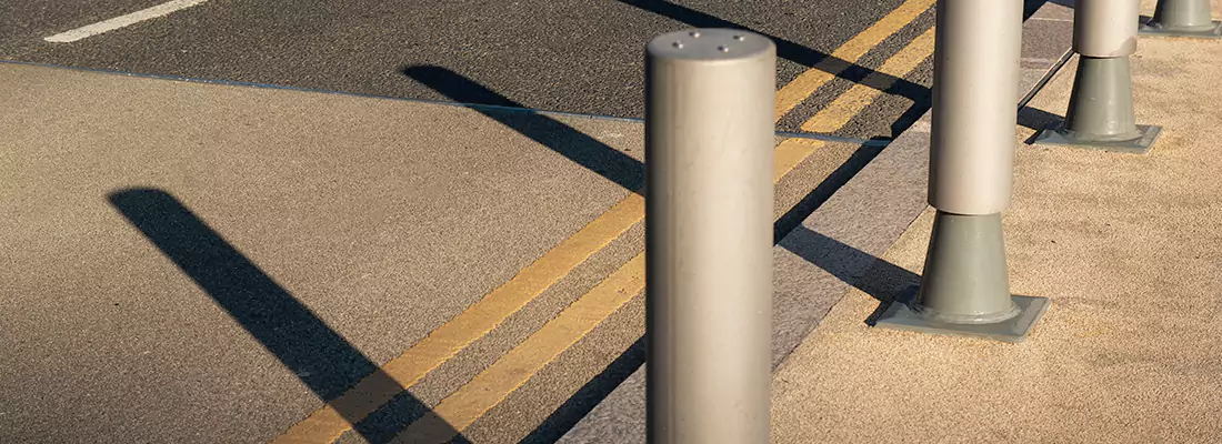 Custom Retractable Barrier Column Installations in Oakville, ON