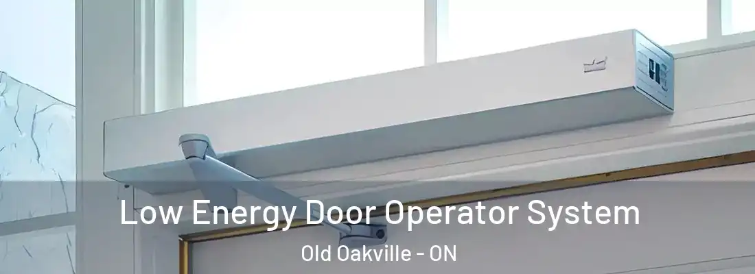  Low Energy Door Operator System Old Oakville - ON