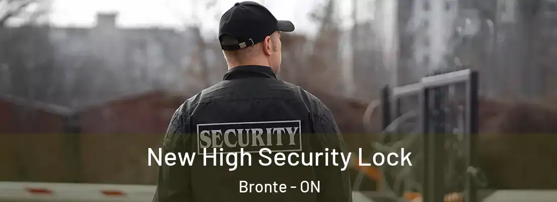  New High Security Lock Bronte - ON