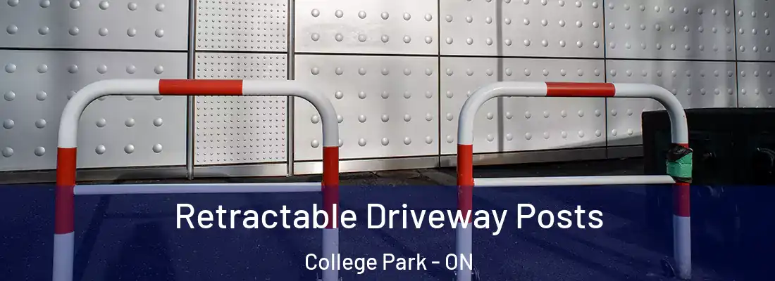  Retractable Driveway Posts College Park - ON