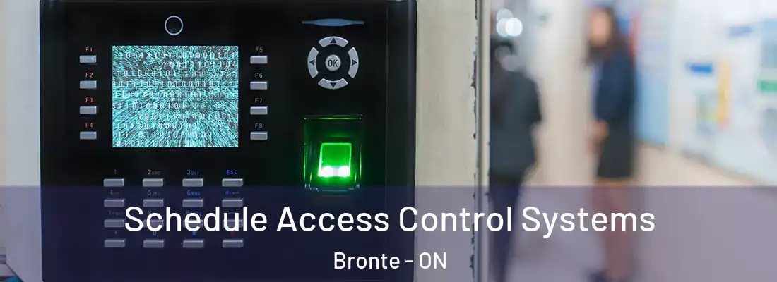 Schedule Access Control Systems Bronte - ON