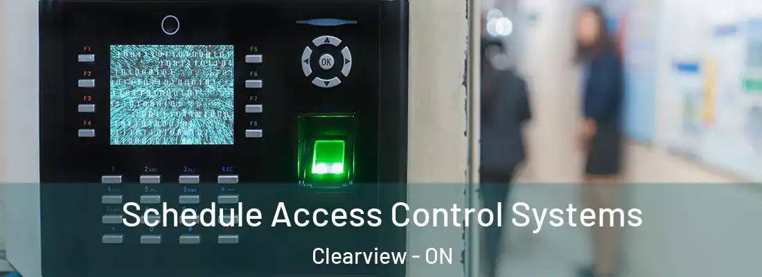  Schedule Access Control Systems Clearview - ON