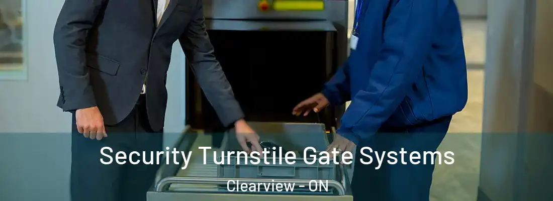  Security Turnstile Gate Systems Clearview - ON
