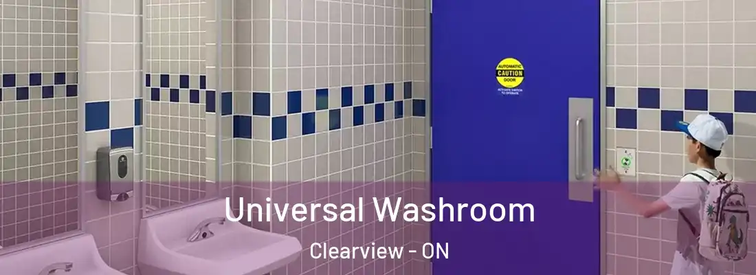  Universal Washroom Clearview - ON