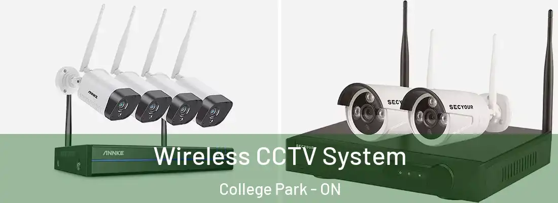 Wireless CCTV System College Park - ON